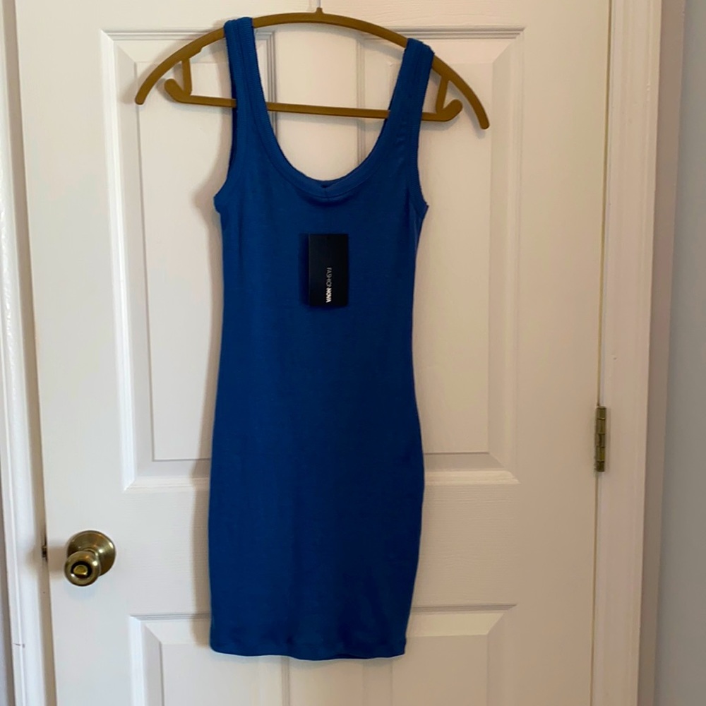Nwt blue tank dress
